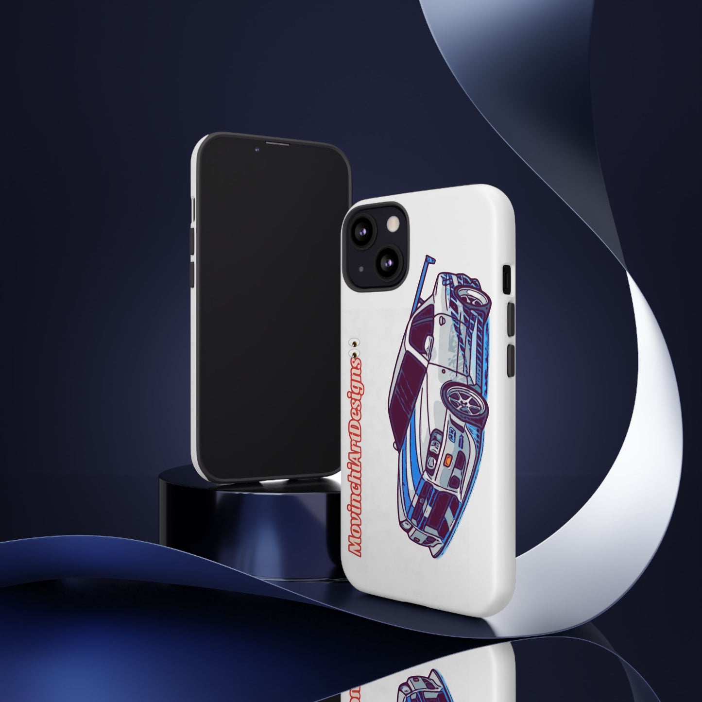Retro Skyline r34 Phone Case — Vintage Sports Car Graphic