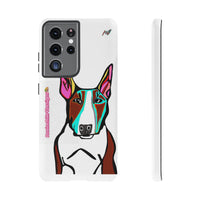 MR Bull Terrier Phone Case — Colorful Pop Art Tough Cases for Dog Lovers