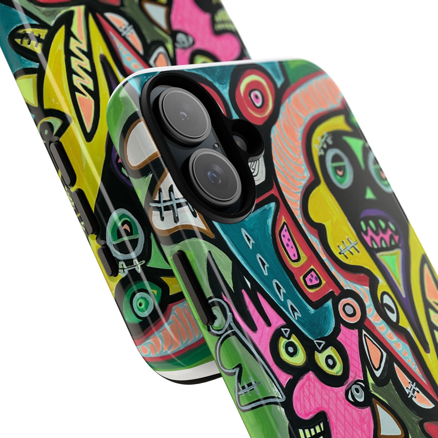 CONCERT  Abstract Graffiti Phone Case — Colorful Street Art Tough Cases