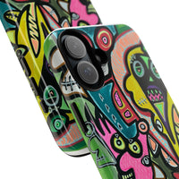 CONCERT  Abstract Graffiti Phone Case — Colorful Street Art Tough Cases