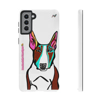 MR Bull Terrier Phone Case — Colorful Pop Art Tough Cases for Dog Lovers