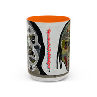 3 amigos2.0 Zombie Skull Coffee Mug — Spooky Horror Accent Mug (11/15 oz)