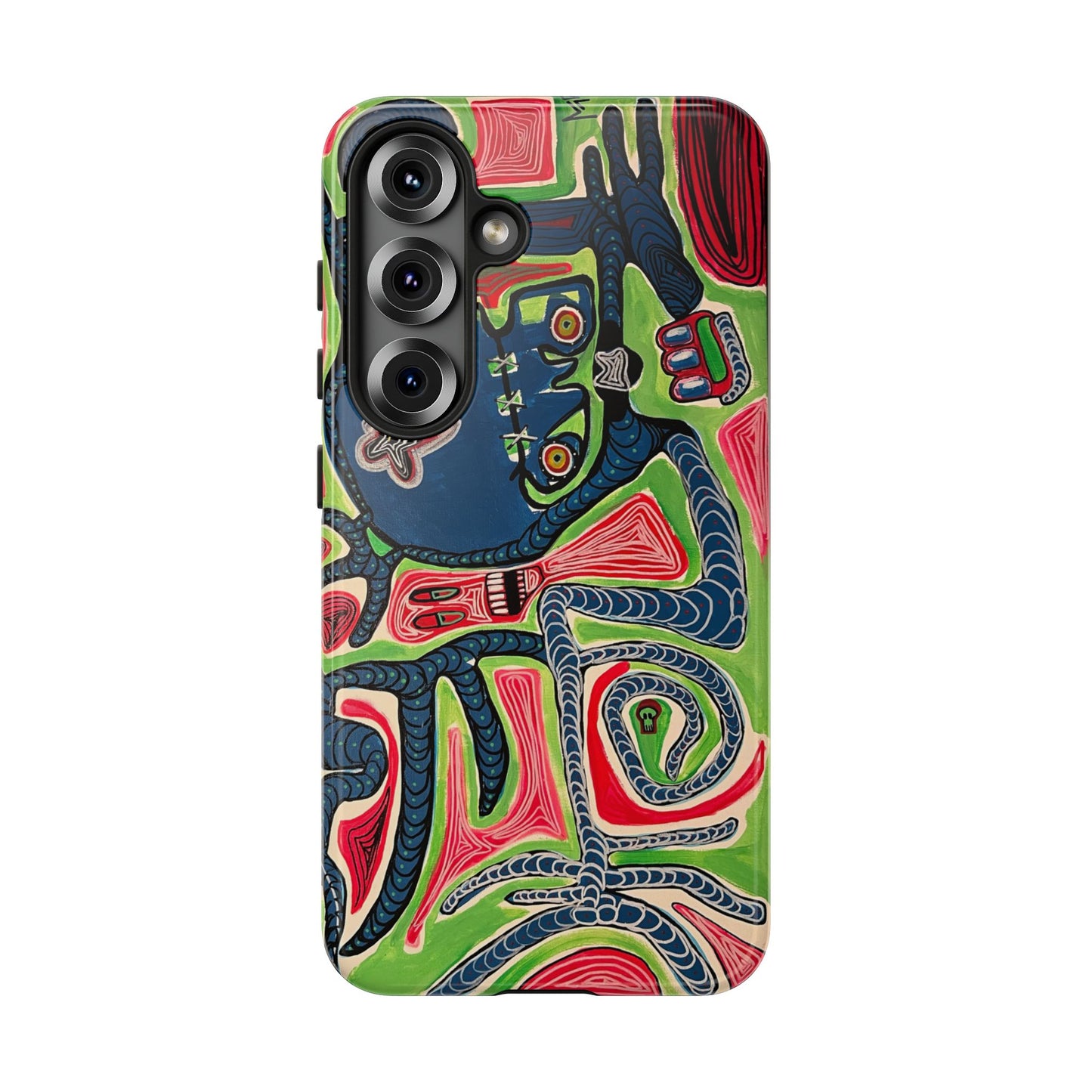 Abstract AFTERLIFE Phone Case — Bold Psychedelic Music Art