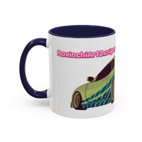 R34  Racing Skyline Accent Coffee Mug — Fast Car Drift Design (11/15oz)