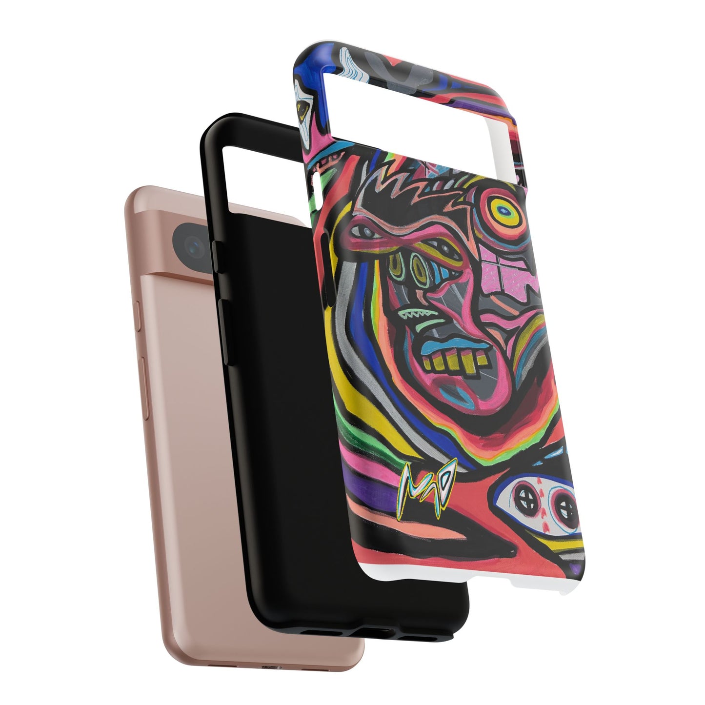 CRAZY Graffiti Phone Case — Colorful Street Art Protective Cover