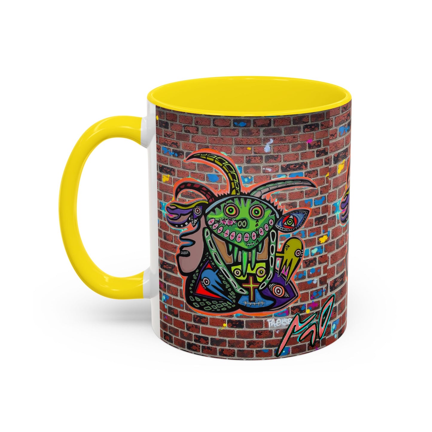 RYDER3.0 Graffiti Street Art Coffee Mug — Colorful Urban Monster Design (11/15oz)