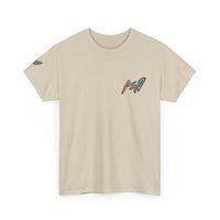 Graphic Tee — Colorful CRAZY TUNA  Illustration Back Print Tee