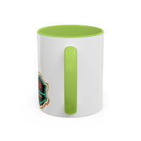 SAN JUAN.  Colorful Street Art Coffee Mug — Vibrant Alleyway & Playful Emblem Accent Mug