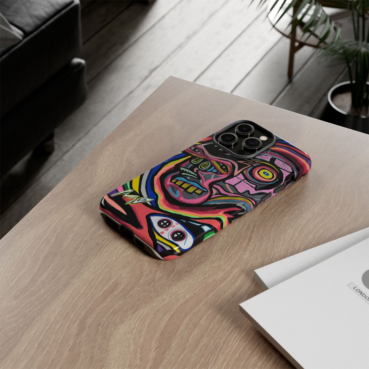 CRAZY Graffiti Phone Case — Colorful Street Art Protective Cover