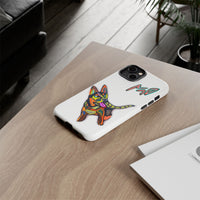 HUSKY  Colorful Abstract Dog Phone Case — 'MAD' Signature Protective Case