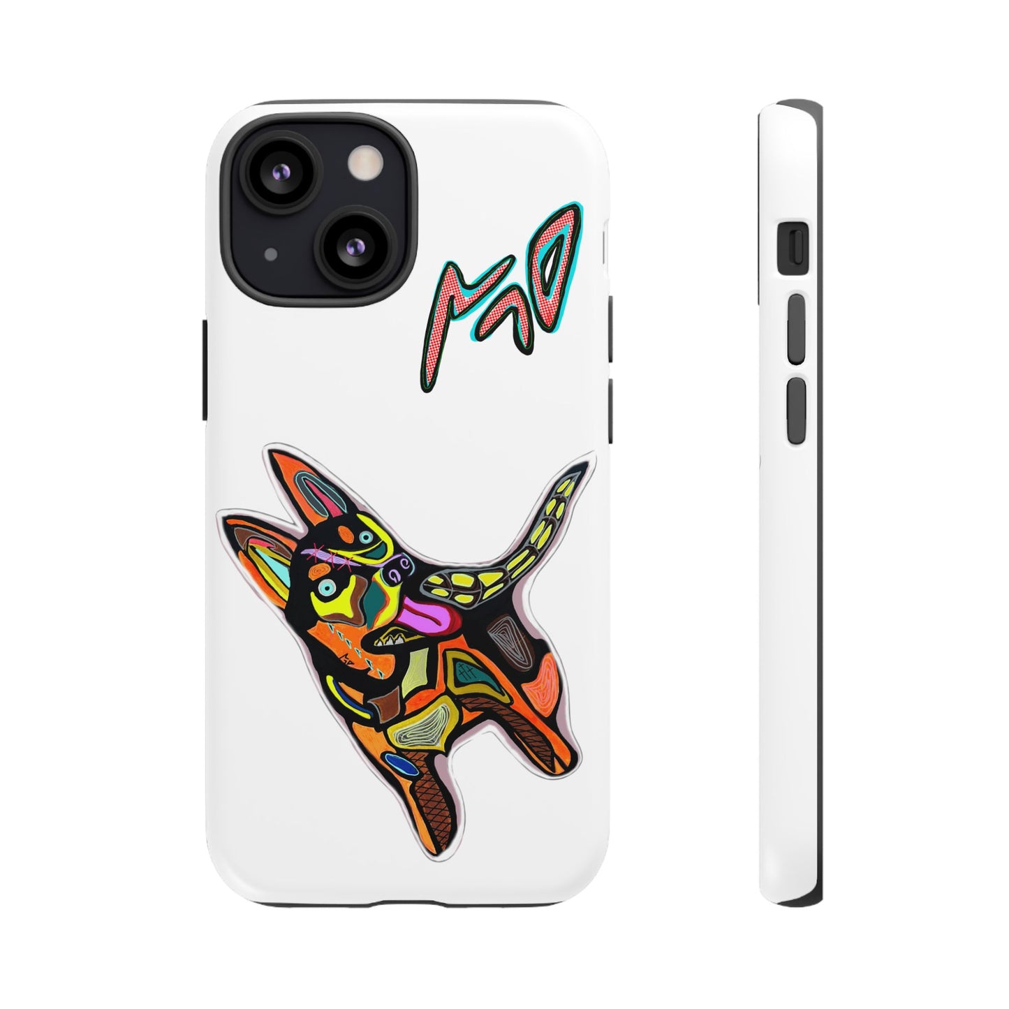 HUSKY  Colorful Abstract Dog Phone Case — 'MAD' Signature Protective Case