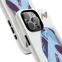Melvin White Sports Car Phone Case - Retro Pop Art Supercar Protective Tough Case