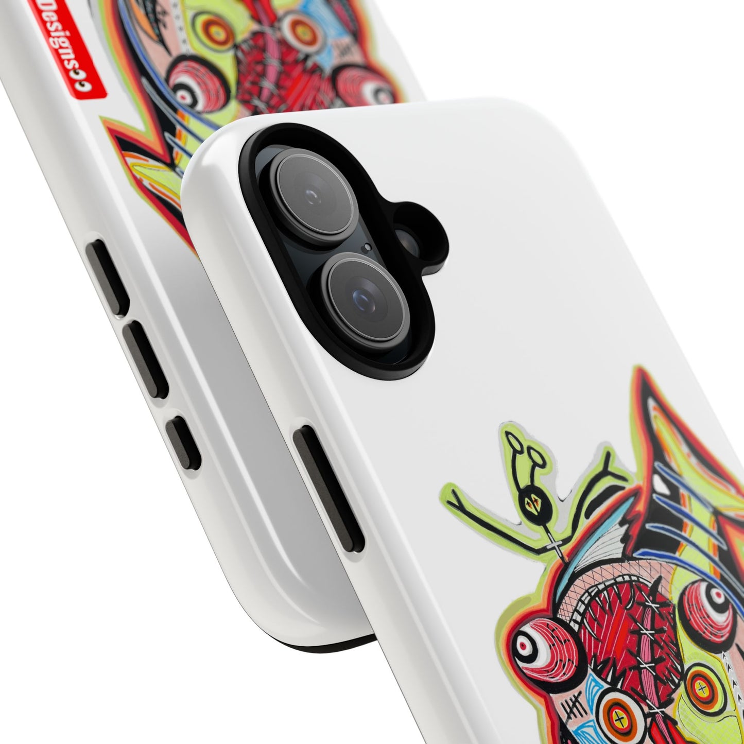 Phone Case — Colorful Abstract PARASITE  Fish Art Tough Cases