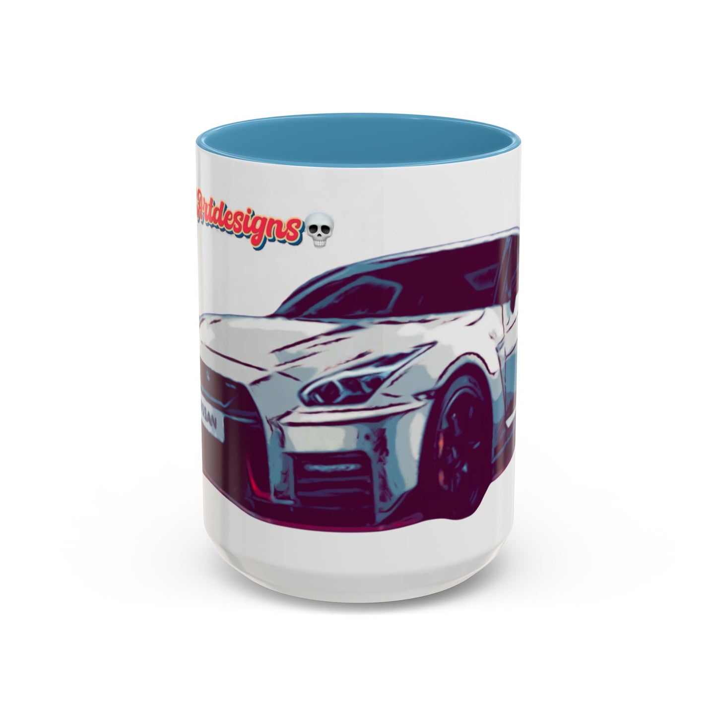 R35.  Sports Car Accent Mug — Nissan GT-R Inspired Coffee Cup (11/15oz)