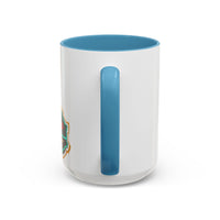 SAN JUAN.  Colorful Street Art Coffee Mug — Vibrant Alleyway & Playful Emblem Accent Mug