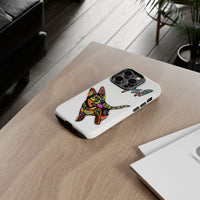 HUSKY  Colorful Abstract Dog Phone Case — 'MAD' Signature Protective Case