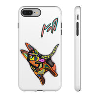 HUSKY  Colorful Abstract Dog Phone Case — 'MAD' Signature Protective Case