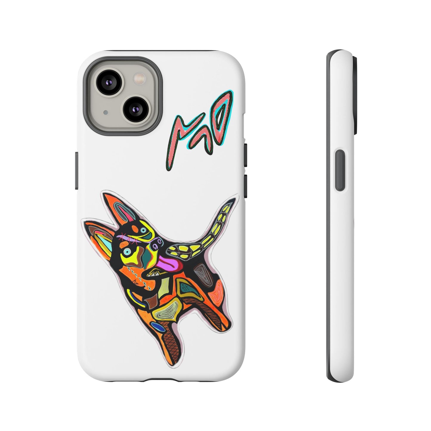 HUSKY  Colorful Abstract Dog Phone Case — 'MAD' Signature Protective Case