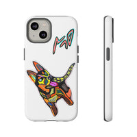 HUSKY  Colorful Abstract Dog Phone Case — 'MAD' Signature Protective Case