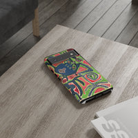 Abstract AFTERLIFE Phone Case — Bold Psychedelic Music Art