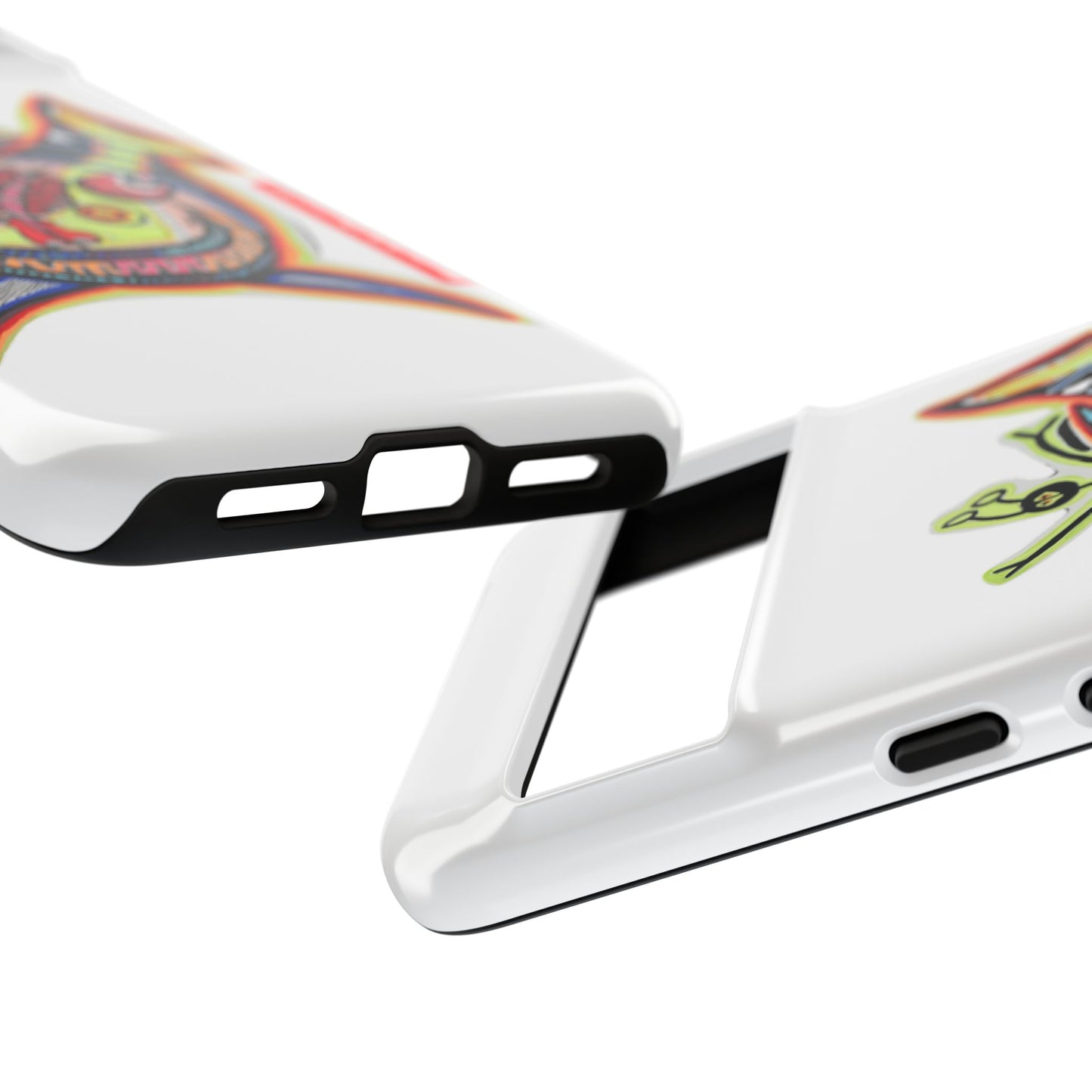 Phone Case — Colorful Abstract PARASITE  Fish Art Tough Cases