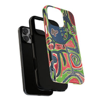 Abstract AFTERLIFE Phone Case — Bold Psychedelic Music Art