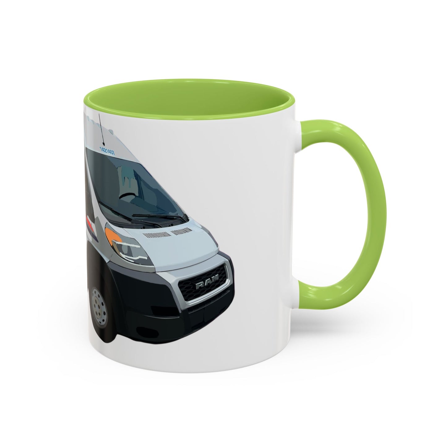 PROMASTER.  Coffee Mug — Postal Delivery Van Illustration