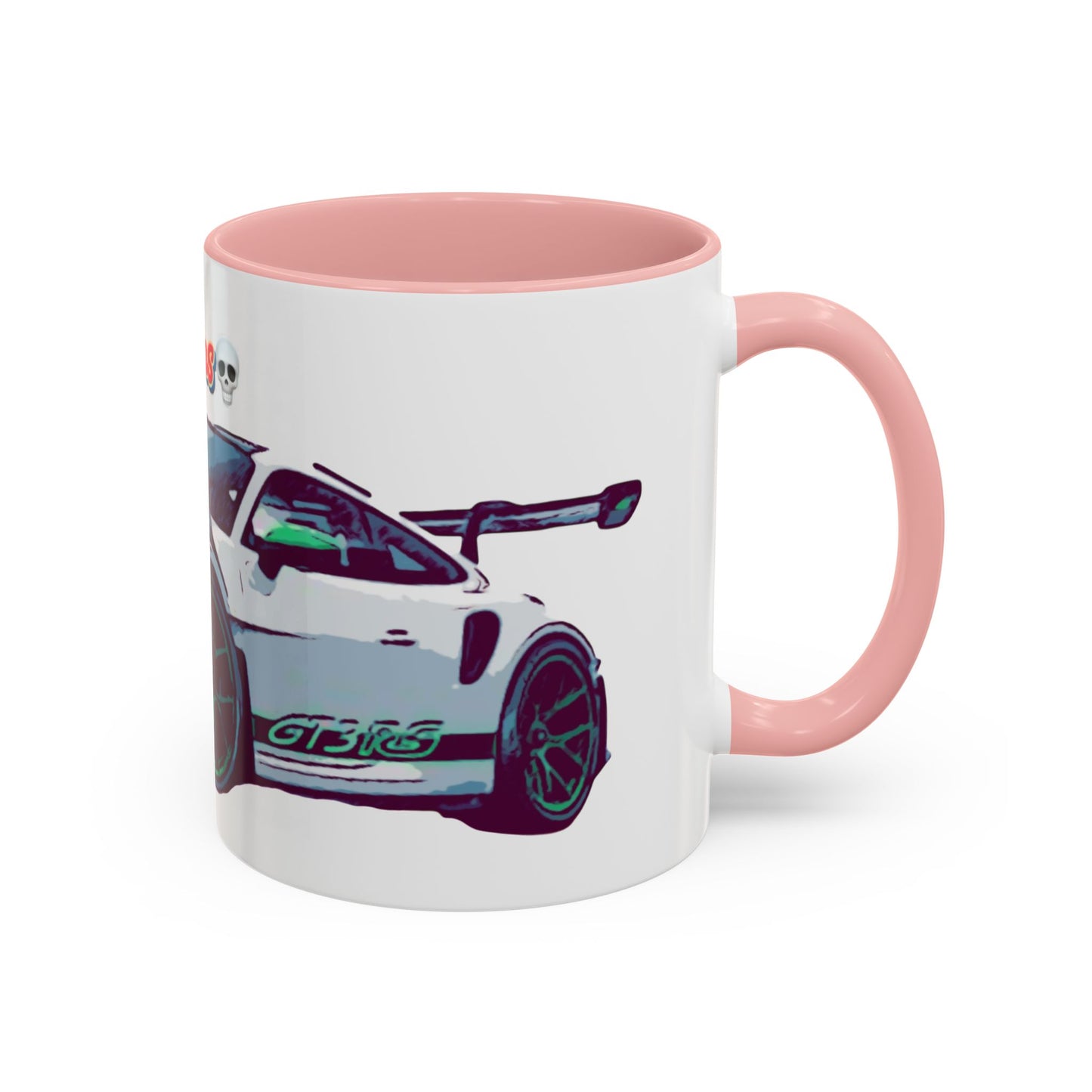 Porsche GT3 Cup Accent Coffee Mug – Racing Car Graphic 11/15oz