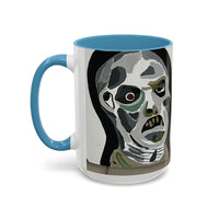 3 amigos2.0 Zombie Skull Coffee Mug — Spooky Horror Accent Mug (11/15 oz)