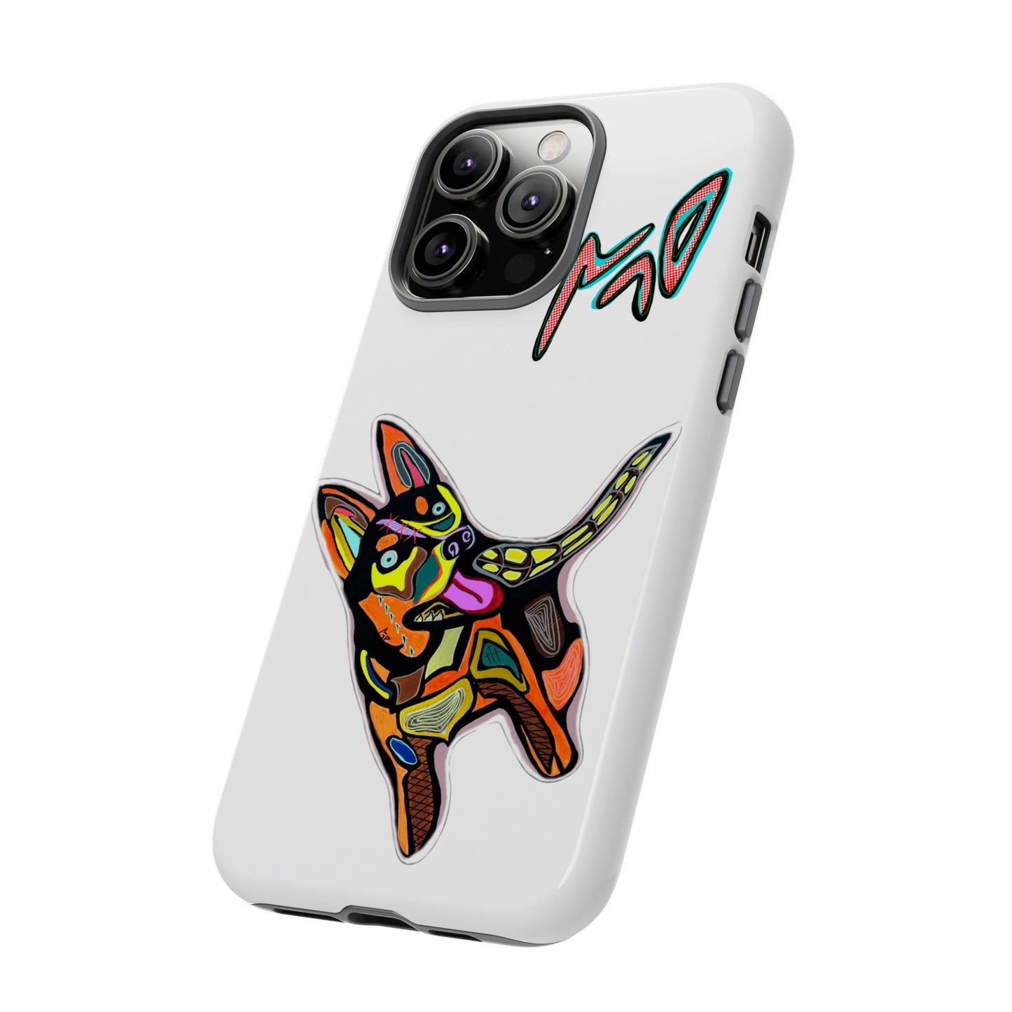 HUSKY  Colorful Abstract Dog Phone Case — 'MAD' Signature Protective Case