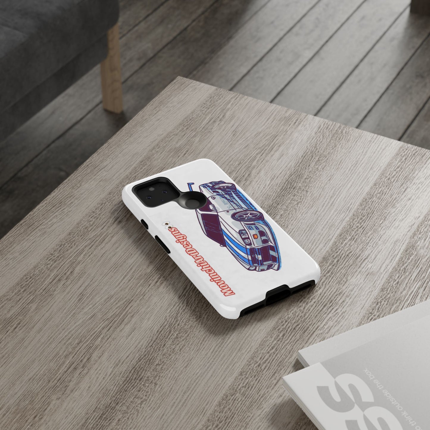 Retro Skyline r34 Phone Case — Vintage Sports Car Graphic