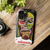 KUNTA.  Abstract Tribal Skull Phone Case — Colorful Street Art Protective Cover