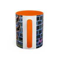 Abstract Street-Art Eye Coffee Mug — Colorful Graffiti Accent Mug (11/15 oz)