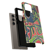 Abstract AFTERLIFE Phone Case — Bold Psychedelic Music Art