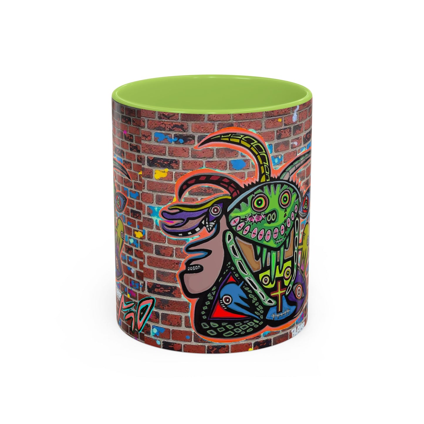 RYDER3.0 Graffiti Street Art Coffee Mug — Colorful Urban Monster Design (11/15oz)