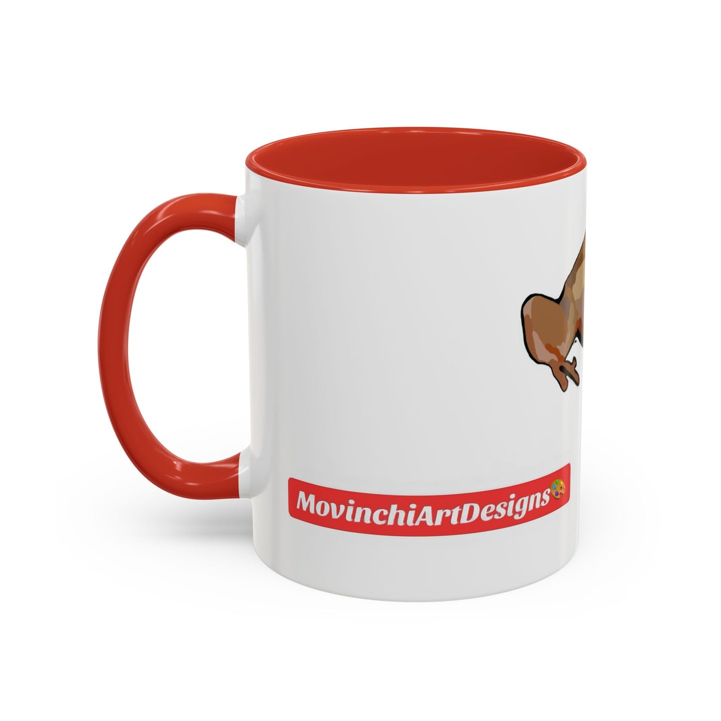 COQUI.  Frog Accent Coffee Mug — Cute Woodland Tree Frog Design (11/15 oz)