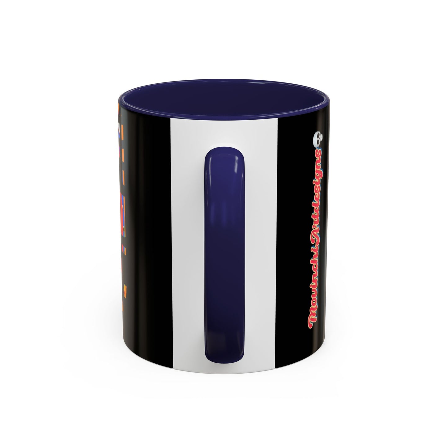 Coffee Mug — Colorful Abstract Cross Accent Ceramic Mug (11/15 oz)