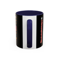 Coffee Mug — Colorful Abstract Cross Accent Ceramic Mug (11/15 oz)