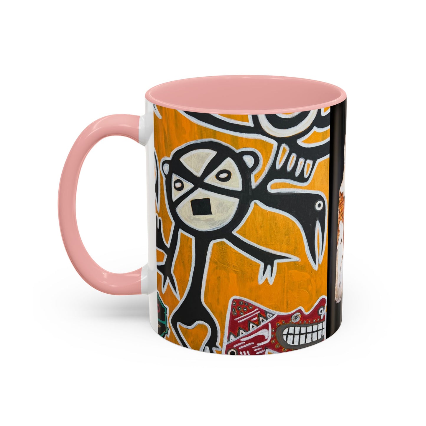 Puerto Rico Flag Coffee Mug — Rustic Street Art Accent Mug (11/15 oz)