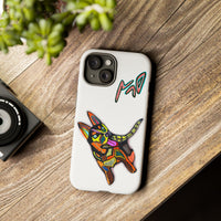 HUSKY  Colorful Abstract Dog Phone Case — 'MAD' Signature Protective Case