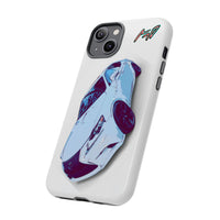 Melvin White Sports Car Phone Case - Retro Pop Art Supercar Protective Tough Case