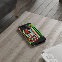 CRAZY.   Tribal Face Phone Case — Colorful Modern Art iPhone Cover