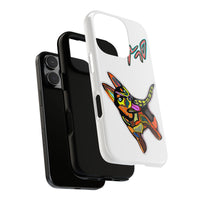 HUSKY  Colorful Abstract Dog Phone Case — 'MAD' Signature Protective Case