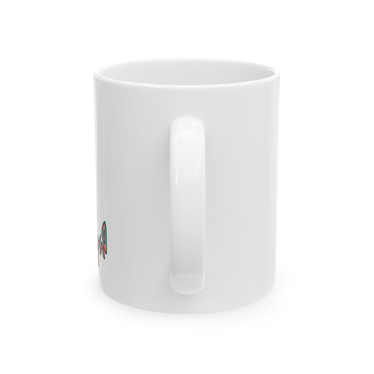 DONALD TRUMP.  Colorful Caricature Face Mug — Political Satire Ceramic Coffee Cup