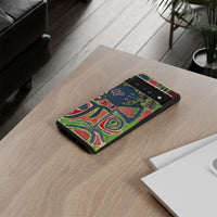 Abstract AFTERLIFE Phone Case — Bold Psychedelic Music Art
