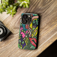 CONCERT  Abstract Graffiti Phone Case — Colorful Street Art Tough Cases