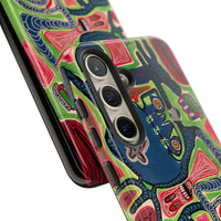 Abstract AFTERLIFE Phone Case — Bold Psychedelic Music Art