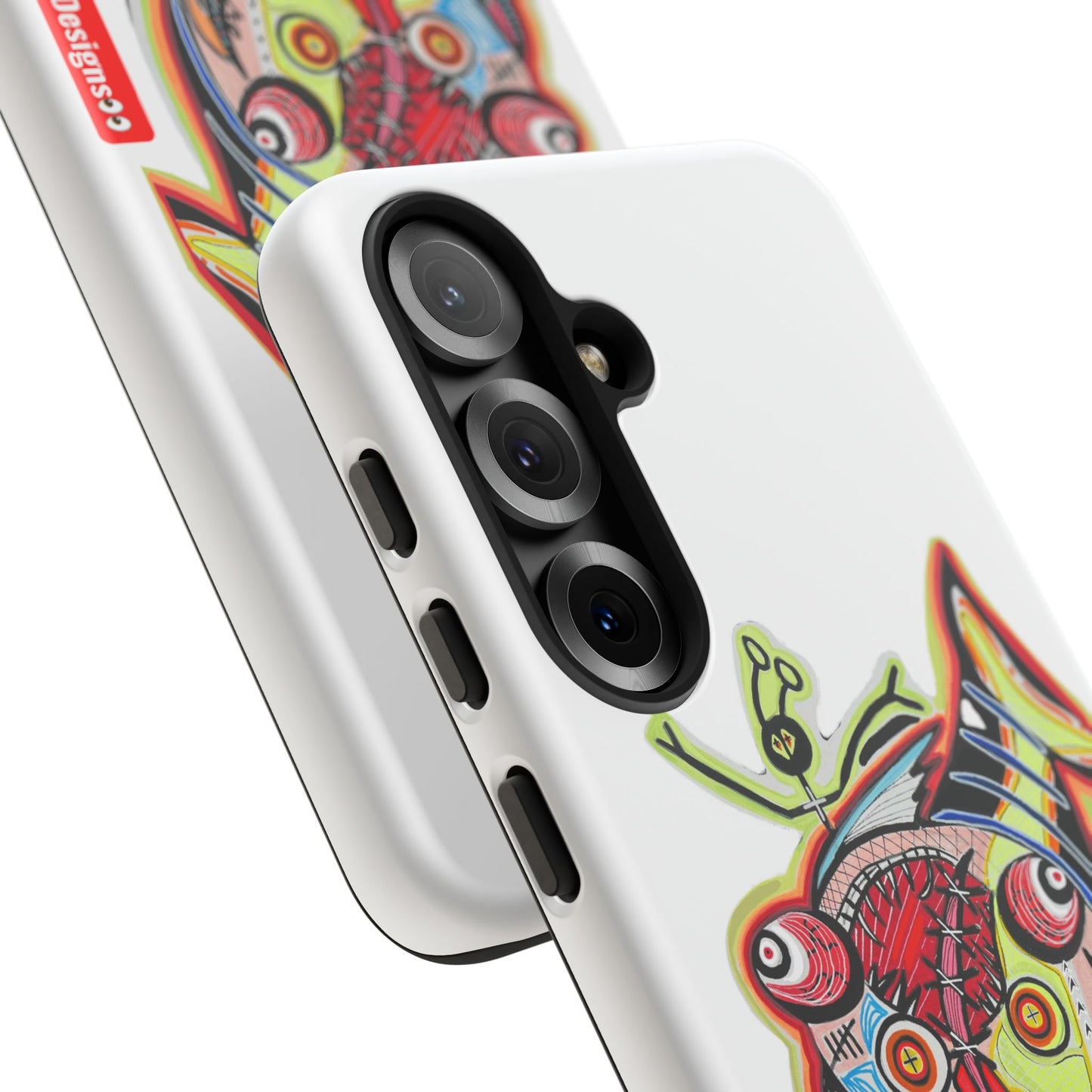 Phone Case — Colorful Abstract PARASITE  Fish Art Tough Cases