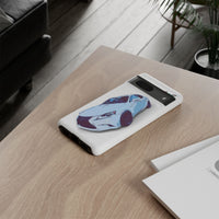 Melvin White Sports Car Phone Case - Retro Pop Art Supercar Protective Tough Case