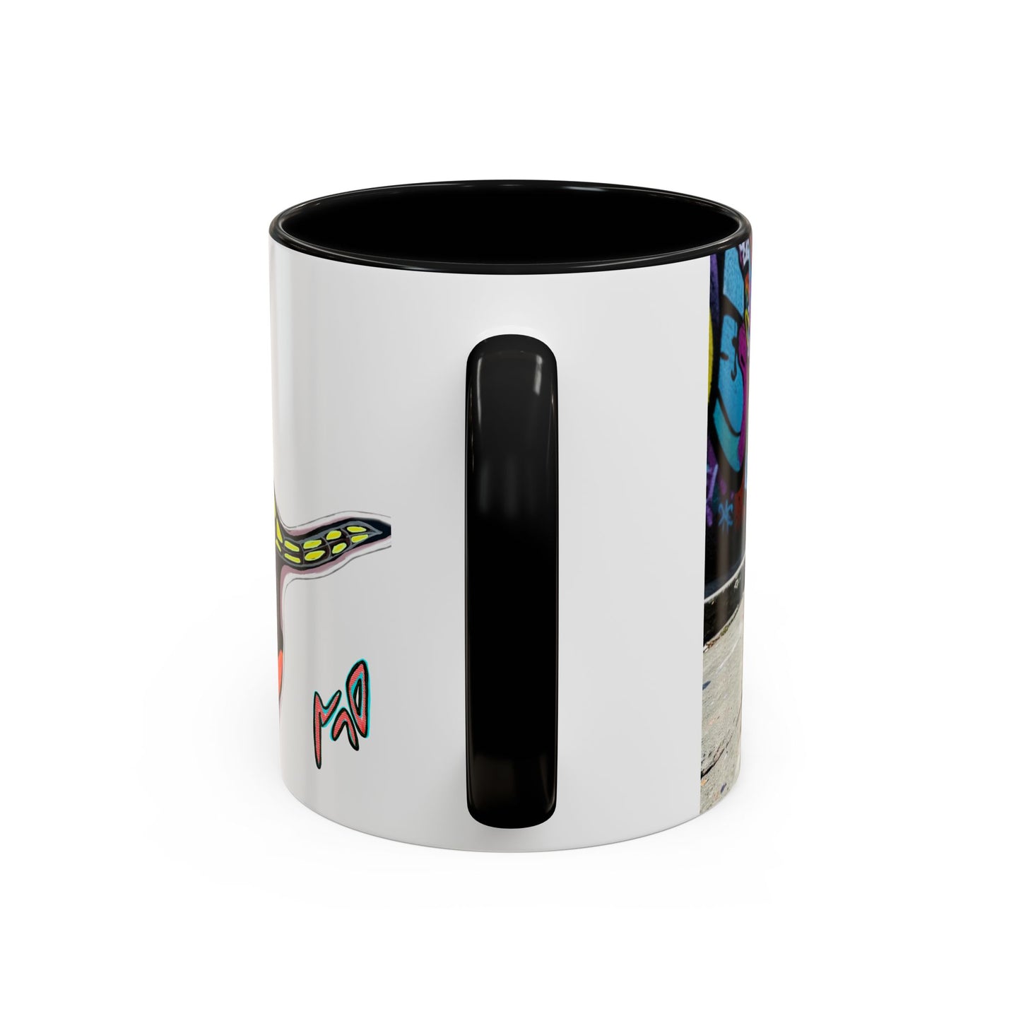 Colorful Pop Art Dog Accent Coffee Mug — Vibrant French Bulldog Design (11/15 oz)